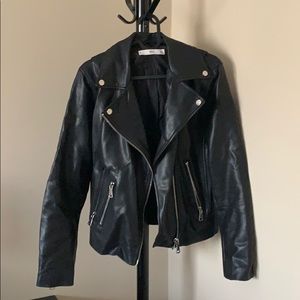 Faux Leather Jacket